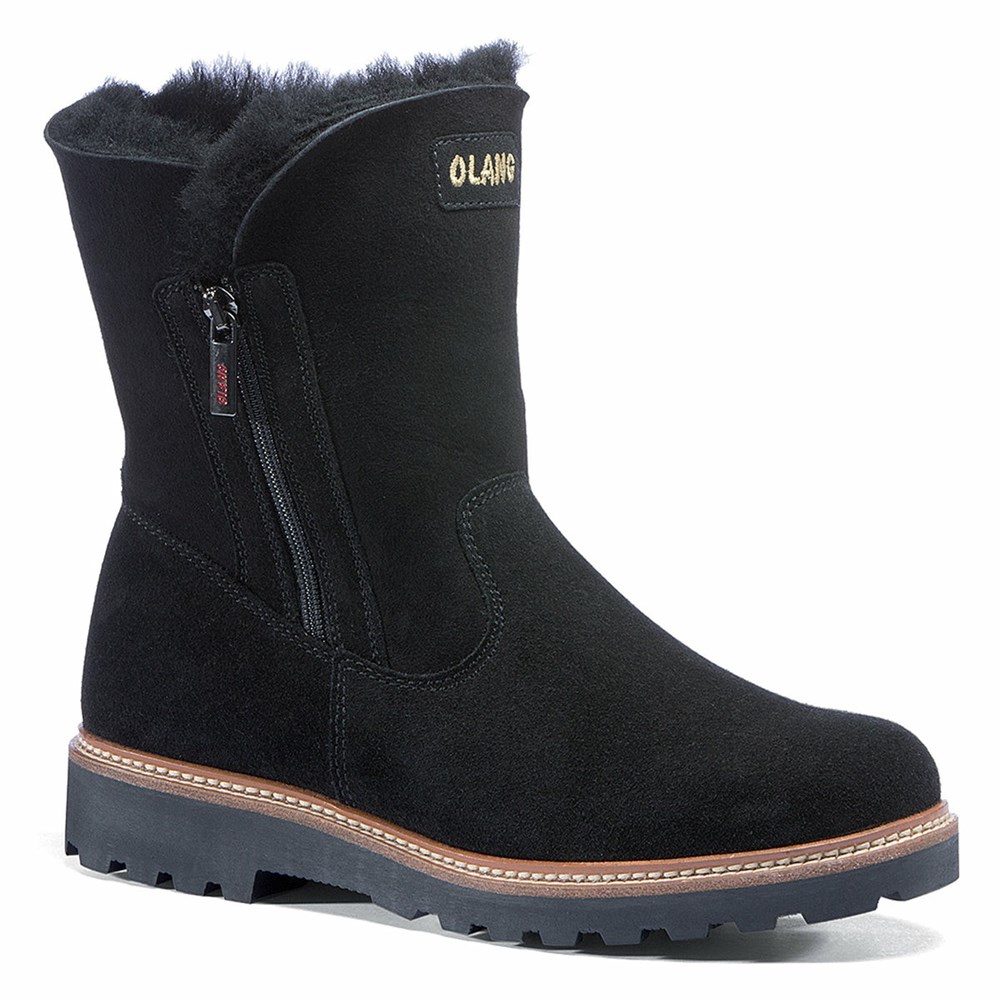 Bottes D\'hiver Olang Agata Homme Noir | 861WXLQUZ