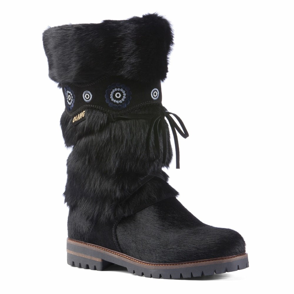 Bottes D\'hiver Olang Artik BRE Femme Noir | 920NBLXJO