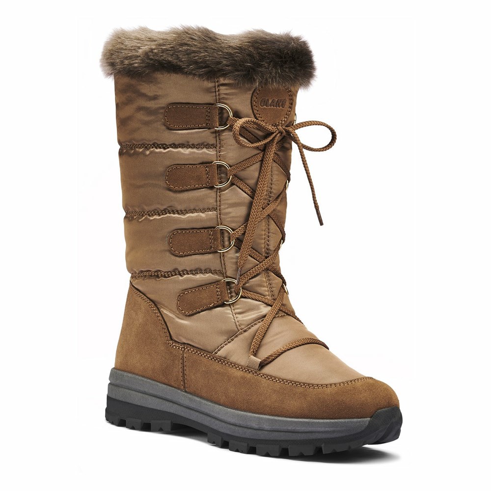 Bottes D\'hiver Olang Fenice Femme Marron | 984JQCTDU