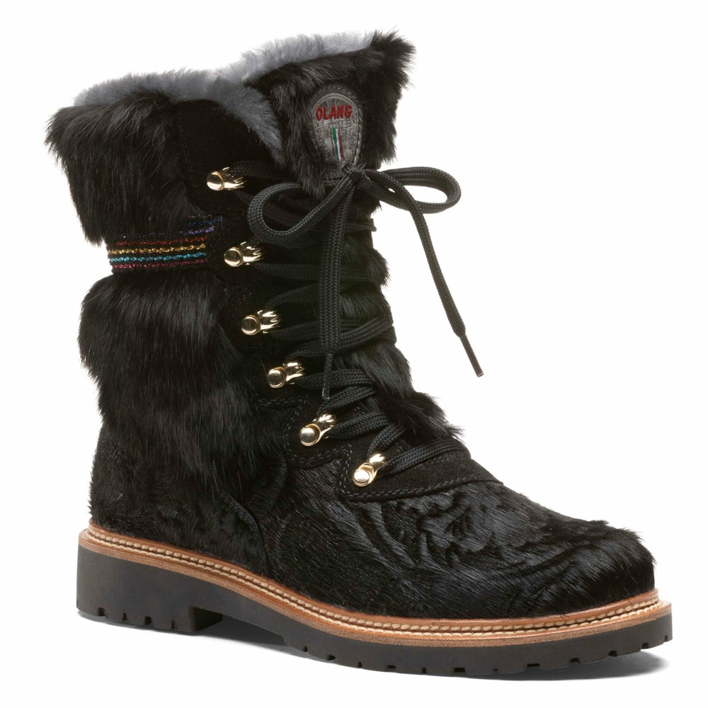 Bottes D\'hiver Olang Fiore Femme Noir | 425FBOHEI