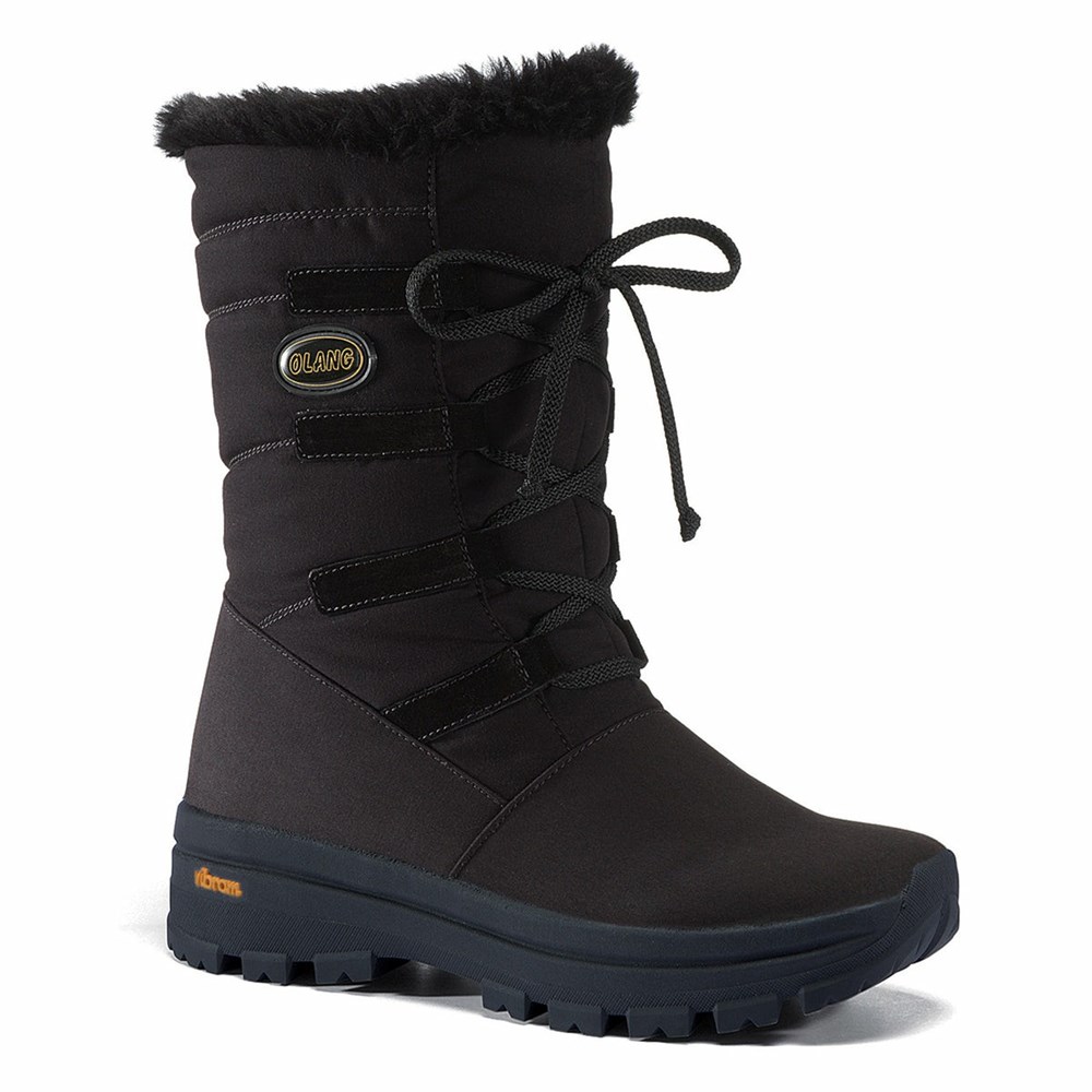 Bottes D\'hiver Olang Nora Tex AG Homme Noir | 573DZRTMI