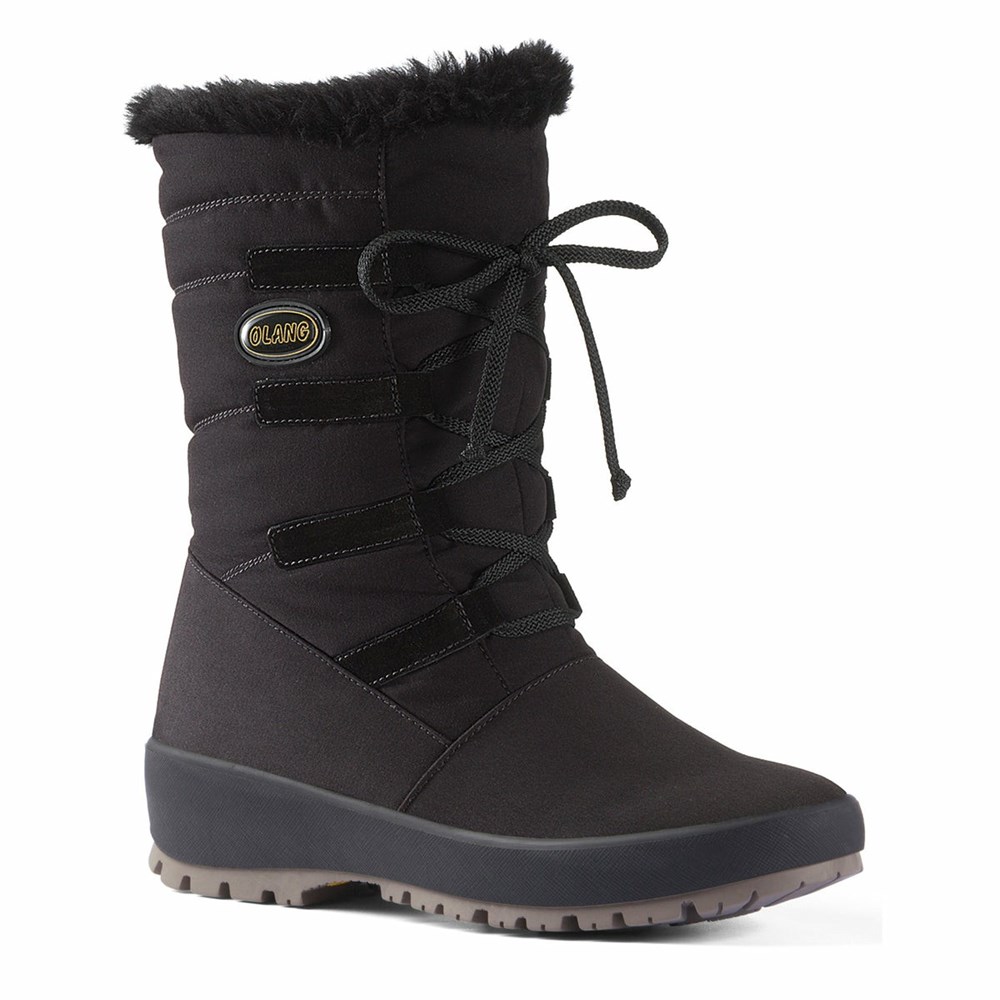 Bottes D\'hiver Olang Nora Tex OC Homme Noir | 517AJKGON