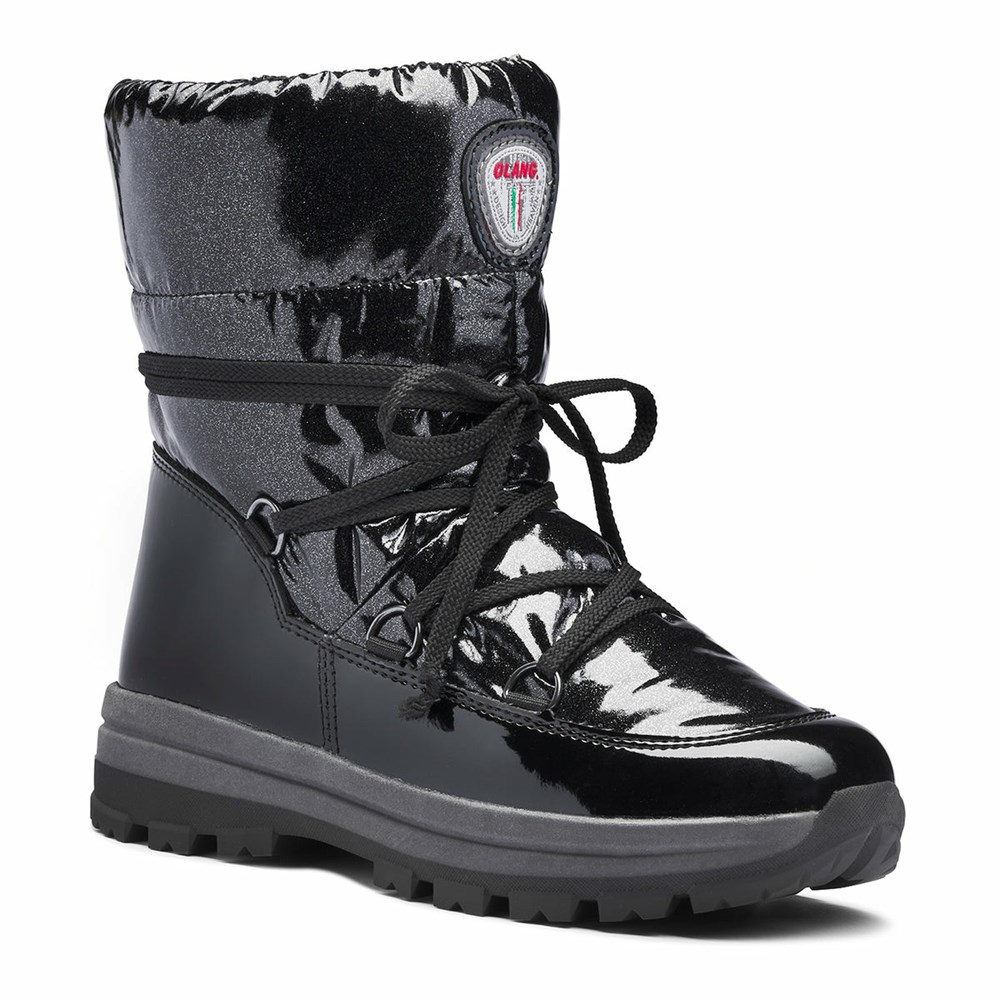 Bottes D\'hiver Olang Opera Tex Homme Noir | 423IVTJNK