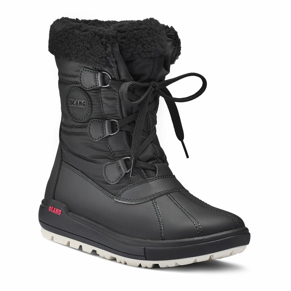 Bottes D\'hiver Olang Rigel Tex Homme Noir | 752YESZJG