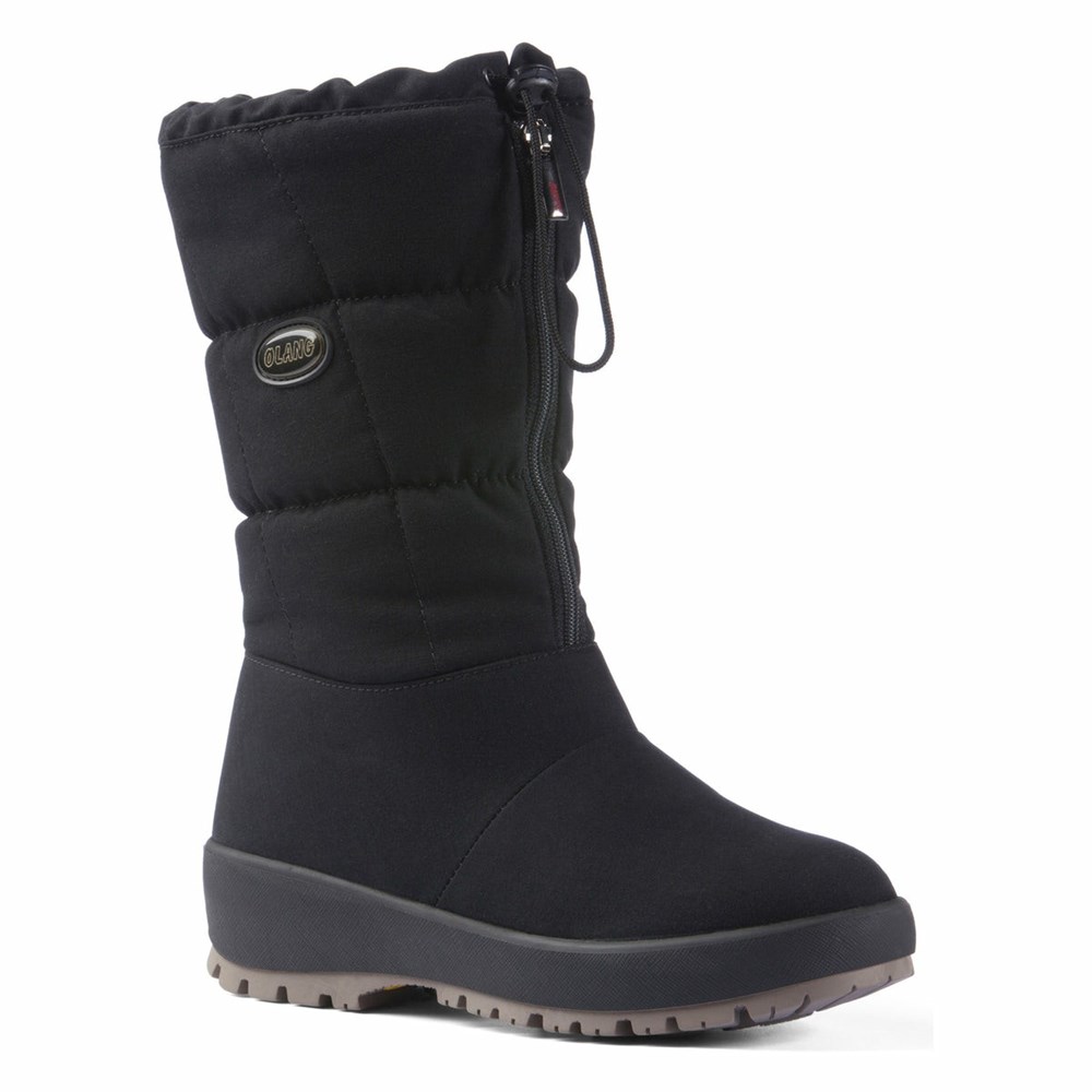 Bottes D\'hiver Olang Ziller OC Tex Femme Noir | 349AQYSMX