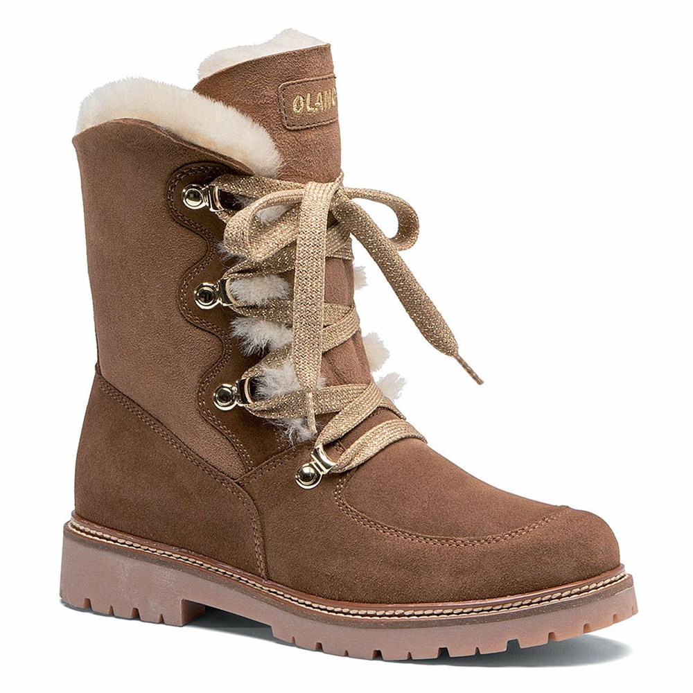 Bottes Mi-mollet Olang Cometa Femme Marron | 268KZYQDF