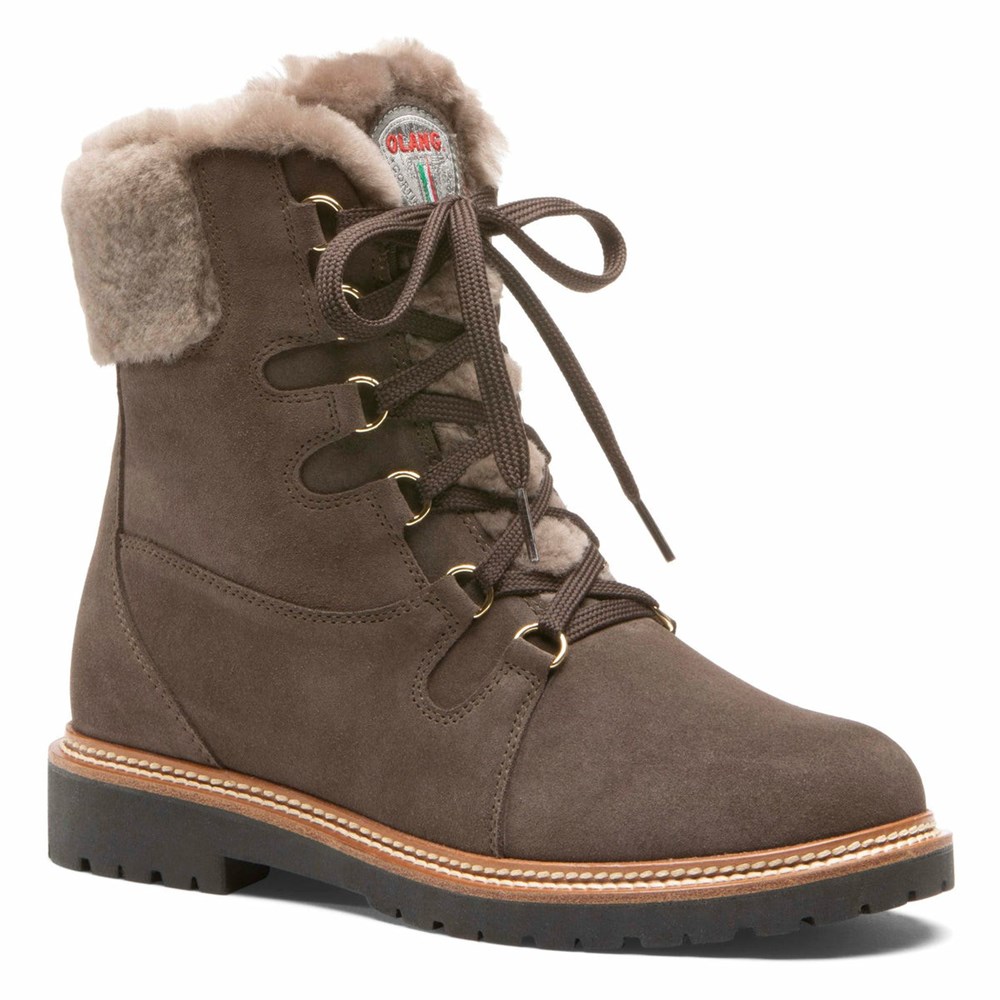 Bottes Mi-mollet Olang Meribel BTX Femme Marron | 567EZDNLG