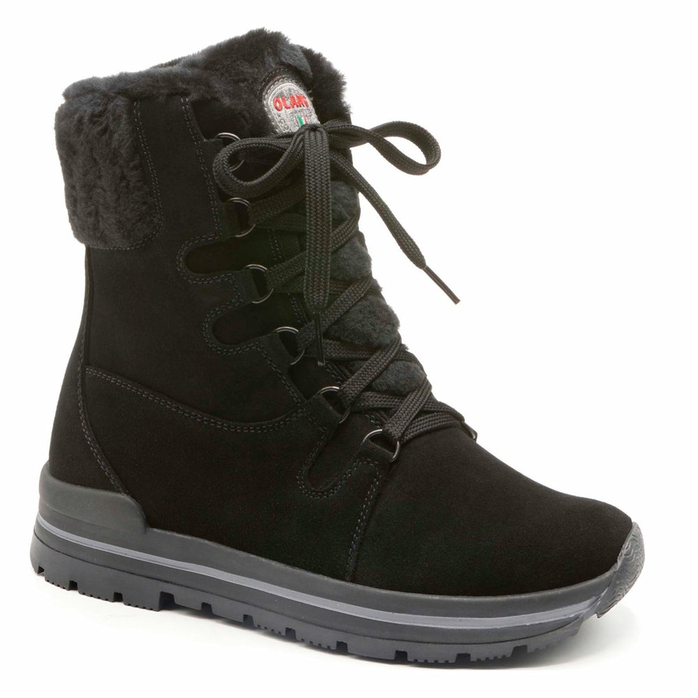 Bottes Mi-mollet Olang Meribel OC BTX Femme Noir | 573NCAFEG