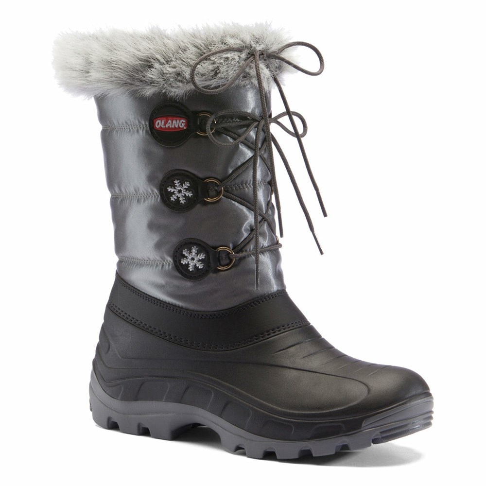 Bottes Mi-mollet Olang Patty Femme Grise Foncé | 605QZSTBN