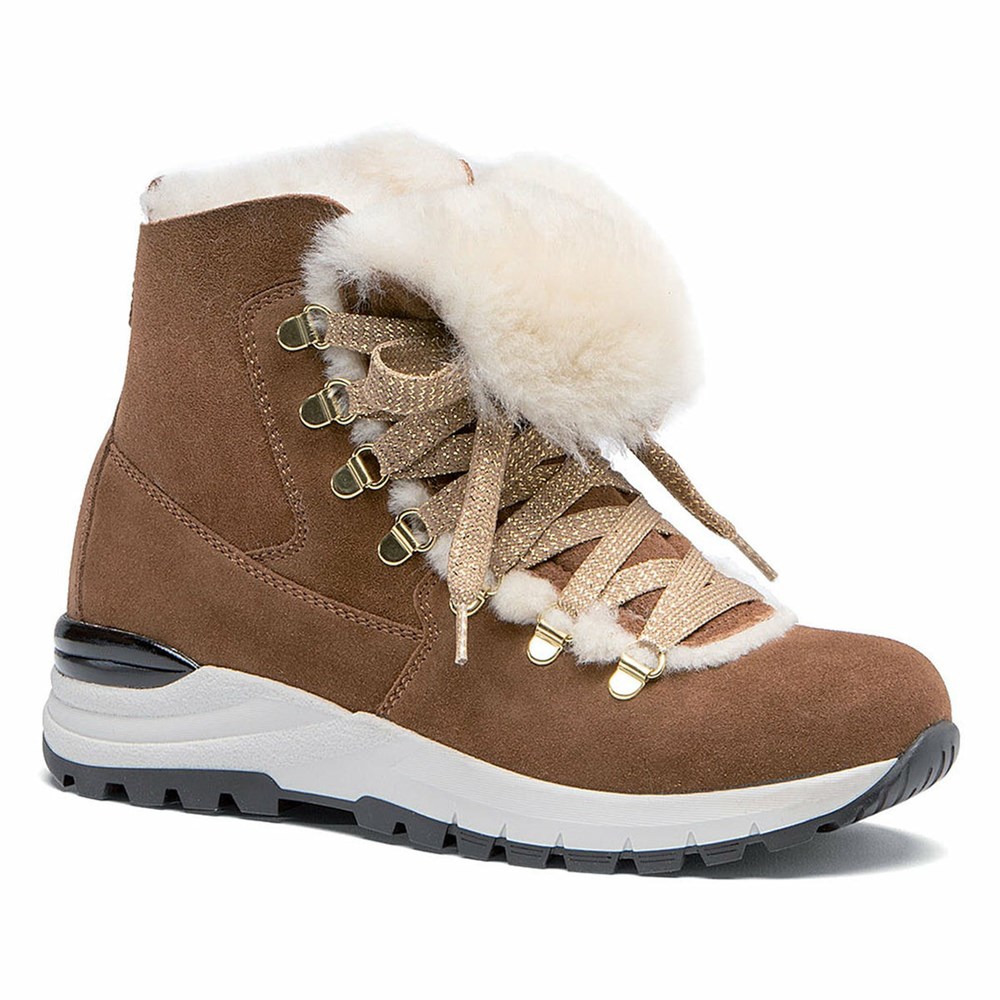 Bottes de Neige Olang Aurora Femme Marron | 247FVGSPH