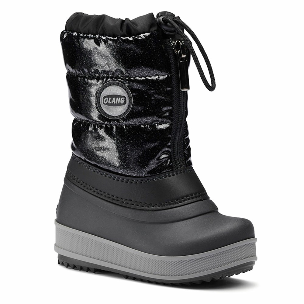 Bottes de Neige Olang Bingo Enfant Noir | 857ZNDIWM