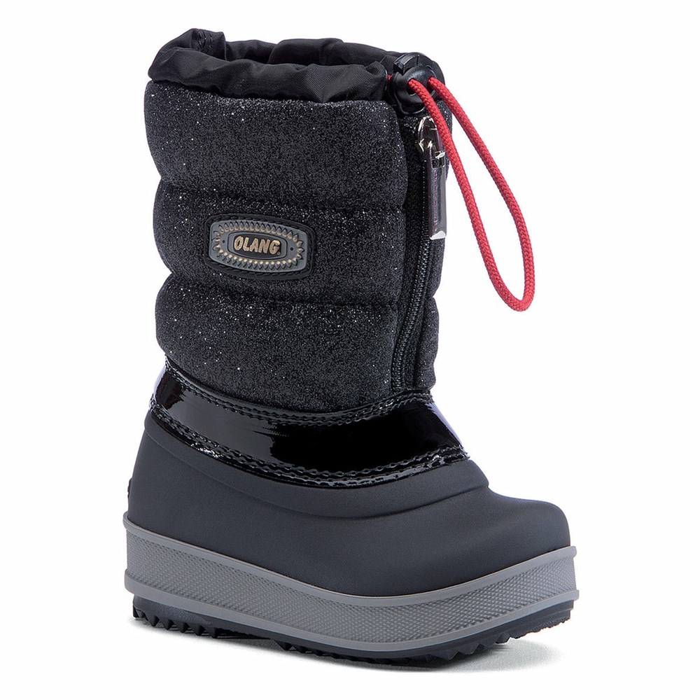 Bottes de Neige Olang Bingo Lux Enfant Noir | 973OIHFMK