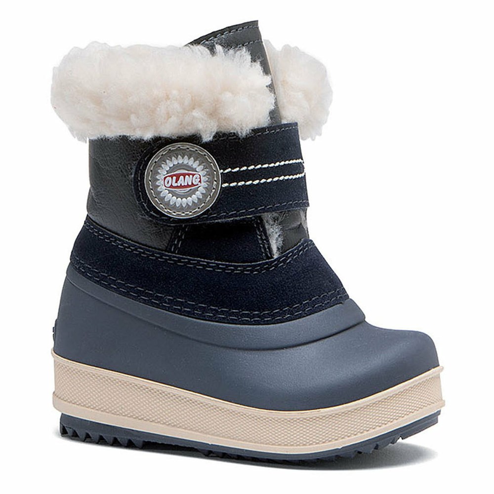 Bottes de Neige Olang Elfo Enfant Bleu Marine | 321ZSQKYW