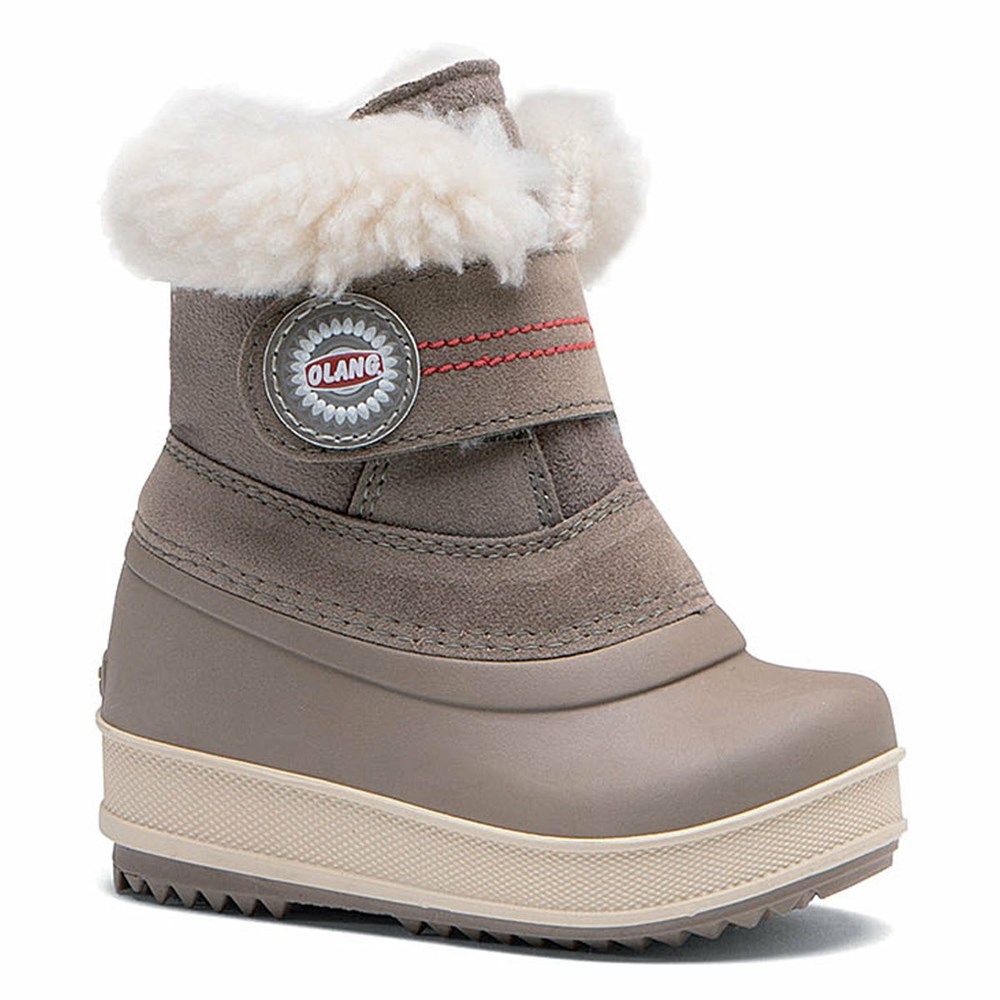 Bottes de Neige Olang Elfo Enfant Marron Clair | 307EMXYGC