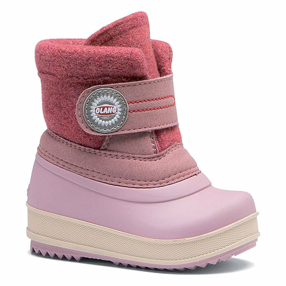 Bottes de Neige Olang Gnomo Powder Enfant Rose | 923IYHAQN