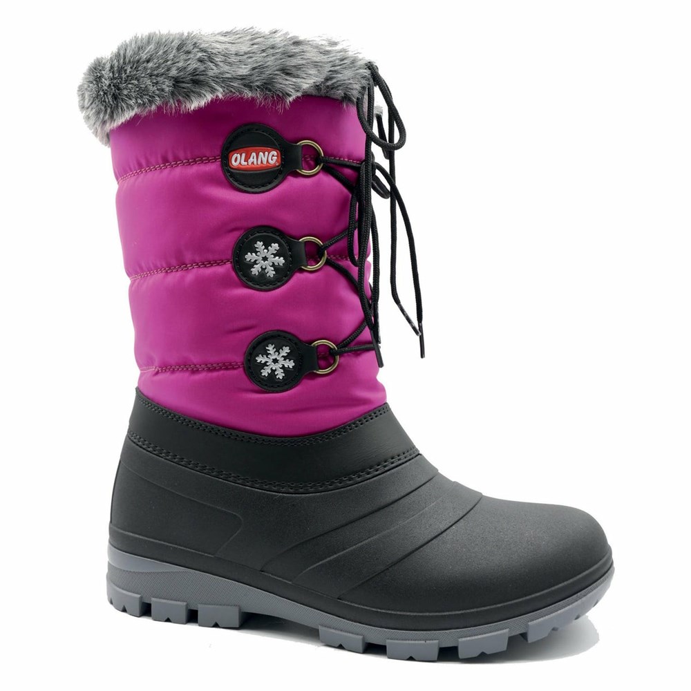 Bottes de Neige Olang Patty Enfant Fushia | 792QLTRZJ