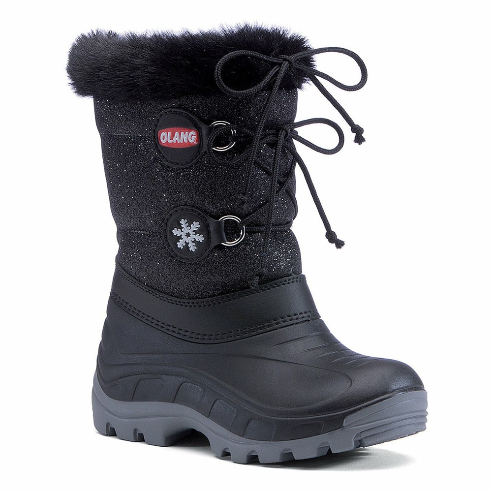 Bottes de Neige Olang Patty Enfant Noir | 605CBGMFL