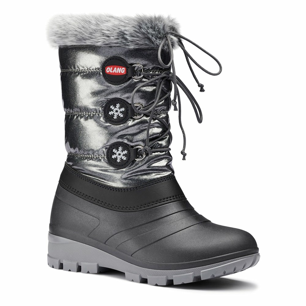 Bottes de Neige Olang Patty Femme Grise Foncé | 205MNUQDI