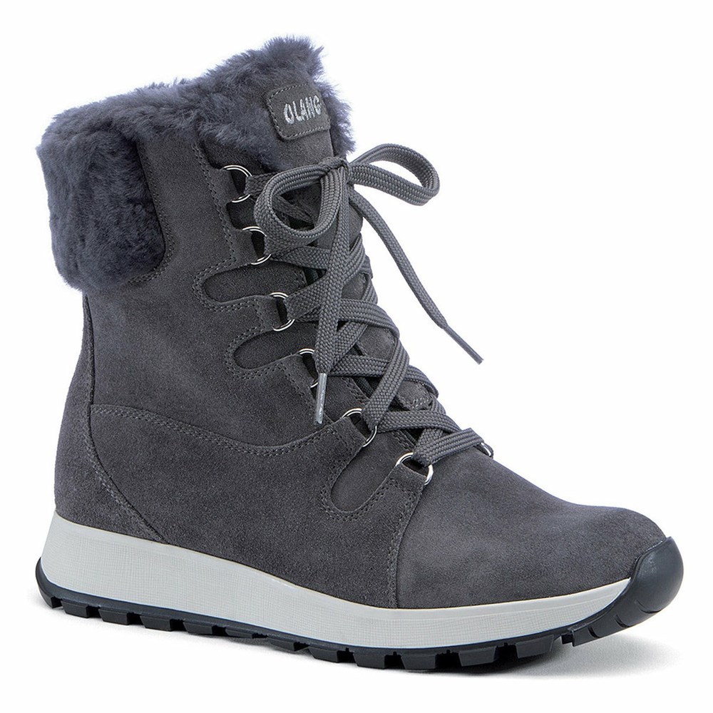 Bottes de Neige Olang Pomona BRE Femme Noir | 174VOPJNU