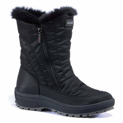 Bottes D'hiver Olang Monica Tex Femme Noir | 652QVEAUP