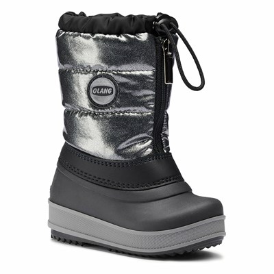 Bottes de Neige Olang Bingo Enfant Grise Foncé | 387HBGZUX