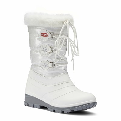 Bottes de Neige Olang Patty Enfant Blanche | 905ZPUTFL