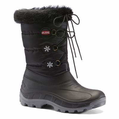 Bottes de Neige Olang Patty Enfant Noir | 741NPSEFU