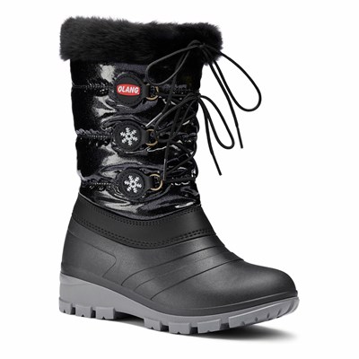 Bottes de Neige Olang Patty Enfant Noir | 951IEUNYJ